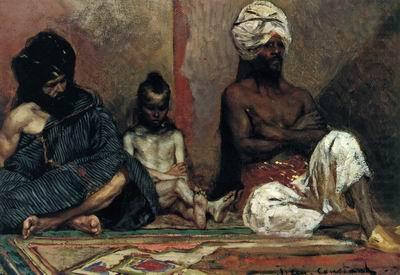 Arab or Arabic people and life. Orientalism oil paintings 610, unknow artist